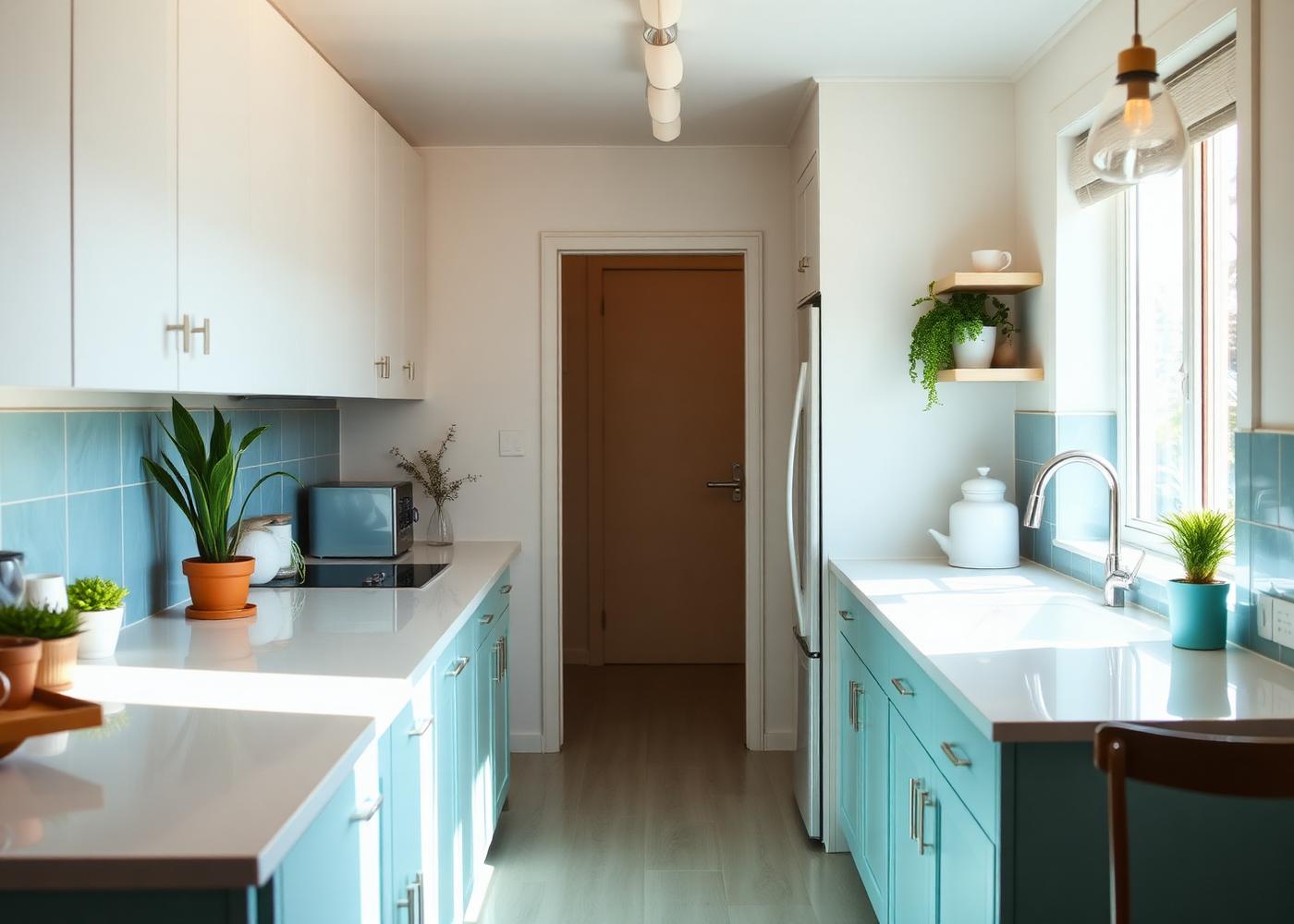 Freshly cleaned modern kitchen